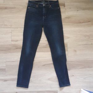 High-waisted Dark Wash Jeans